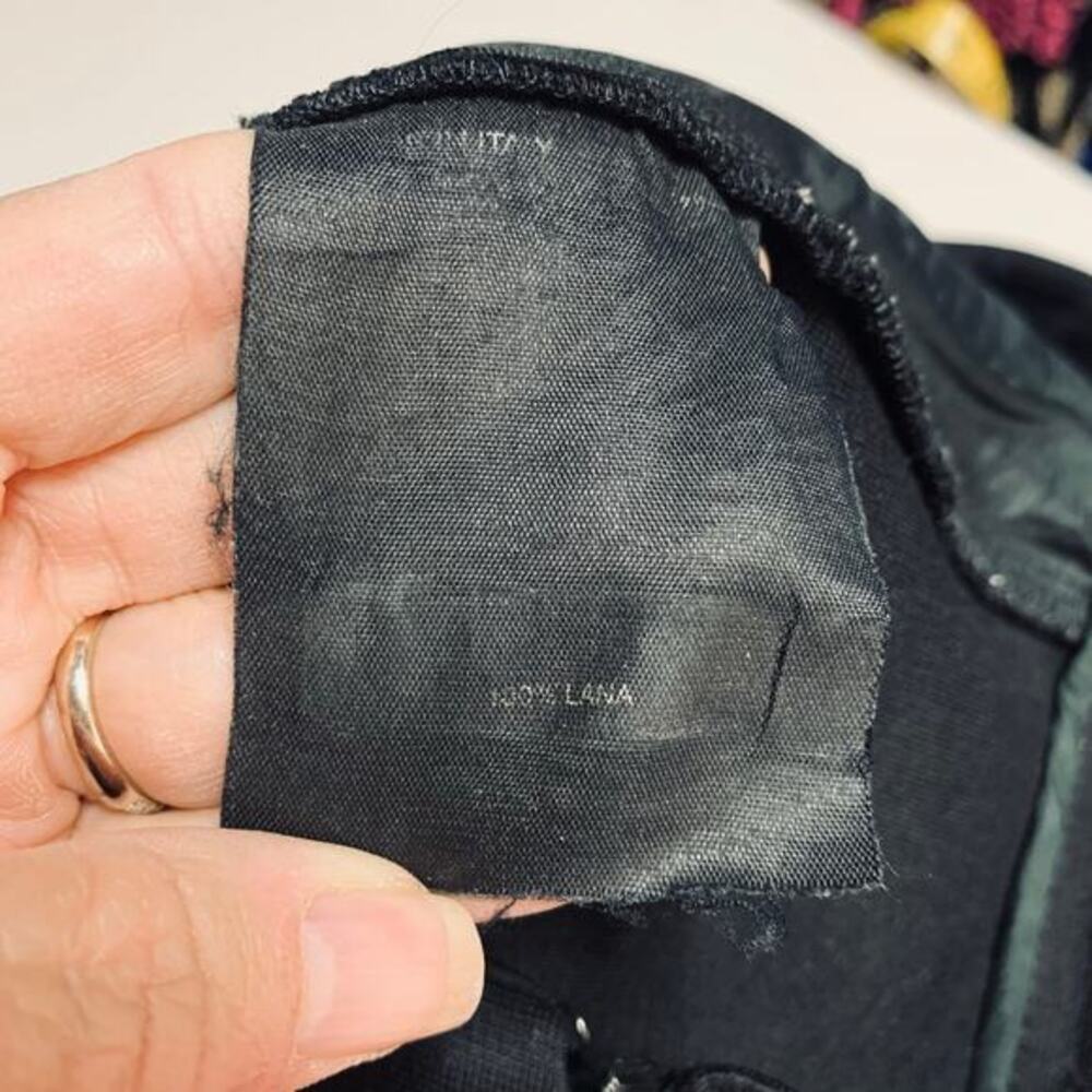 PRADA Riding Pants Equestrian Slim Leg Zipper Y2K‎ Wool Rear Center Zip Closure - Picture 13 of 15